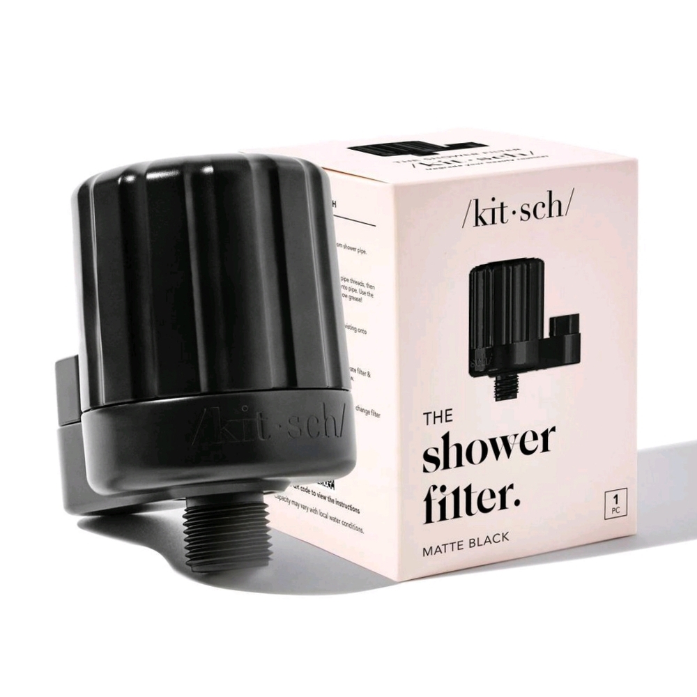 Kitsch NWT Mass Purifying Shower Filter in Black